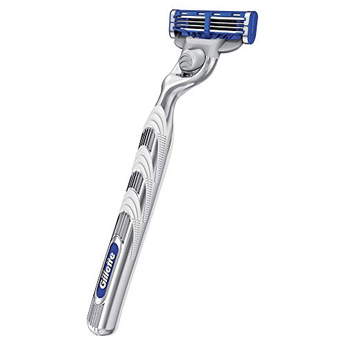 Gillette Mach3 Turbo - Maquinilla manual de afeitar con 2 cuchillas de recambio