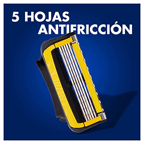 Gillette ProShield Cuchillas de Afeitar Hombre, Paquete de 3 Cuchillas de Recambio