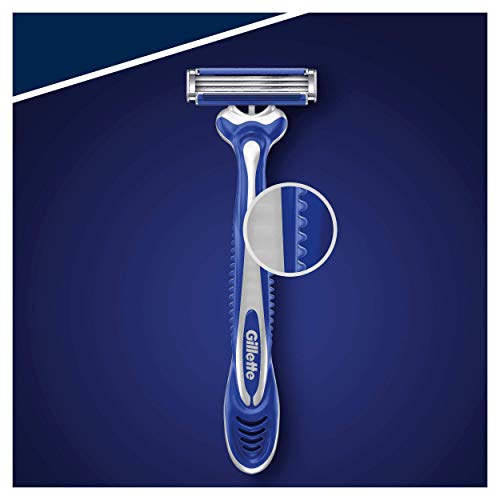 Gillette Sensor3 Comfort - Cuchillas de afeitar desechables para hombre (5 unidades)