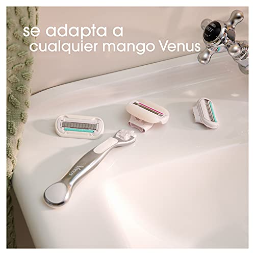 Gillette Venus ComfortGlide Cuchillas de Afeitar Mujer con Olay, Paquete de 3 Cuchillas de Recambio