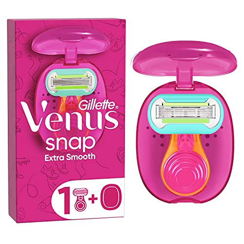 Gillette Venus Extra Smooth Snap Maquinilla de Afeitar Mujer + Estuche de Viaje