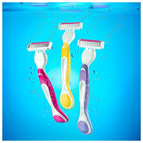 Gillette Venus3 - Cuchillas de afeitar desechables para mujer (6 unidades por paquete)