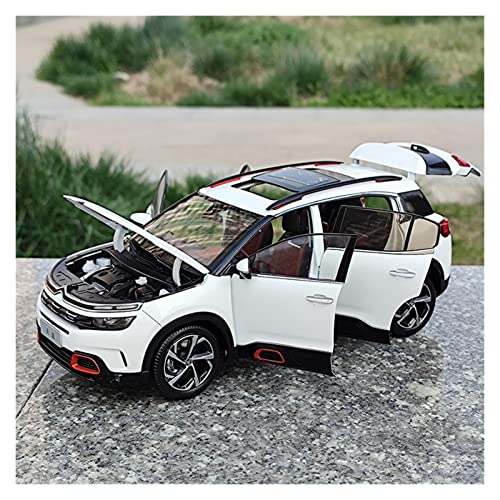 Giocattoli Modello Auto Collezione 1/18 para Citroen C5 Aircross SUV Blanco Diecast Modelo De Coche Colección De Juguetes Adornos De Decoración Ornamenti Decorativi Feste