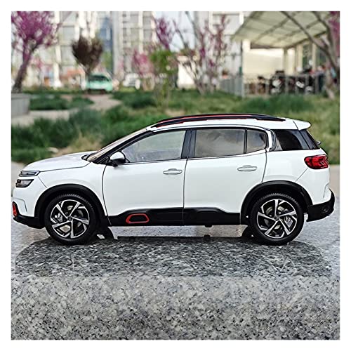 Giocattoli Modello Auto Collezione 1/18 para Citroen C5 Aircross SUV Blanco Diecast Modelo De Coche Colección De Juguetes Adornos De Decoración Ornamenti Decorativi Feste