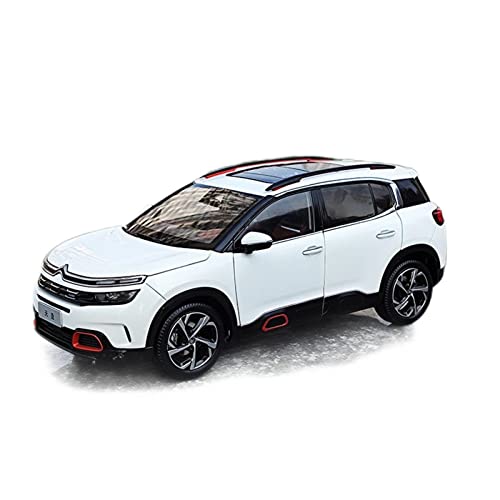 Giocattoli Modello Auto Collezione 1/18 para Citroen C5 Aircross SUV Blanco Diecast Modelo De Coche Colección De Juguetes Adornos De Decoración Ornamenti Decorativi Feste