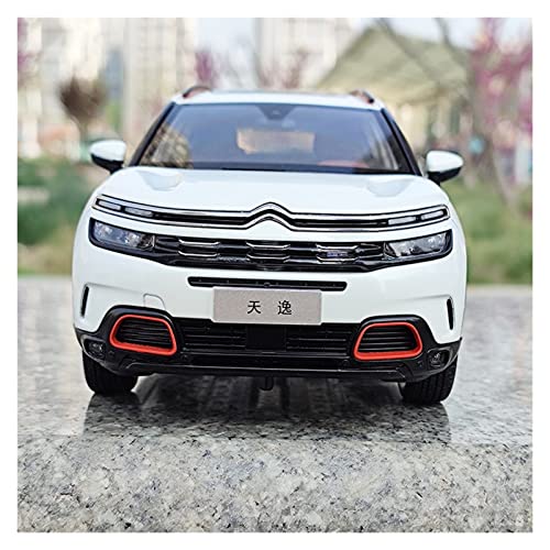 Giocattoli Modello Auto Collezione 1/18 para Citroen C5 Aircross SUV Blanco Diecast Modelo De Coche Colección De Juguetes Adornos De Decoración Ornamenti Decorativi Feste