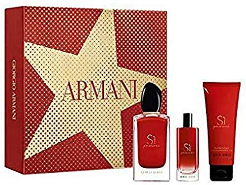 Giorgio Armani Armani Sã­ Passione Eau Parfum 50Ml + Leche Corporal 75Ml + Eau Parfum 7Ml 100 g