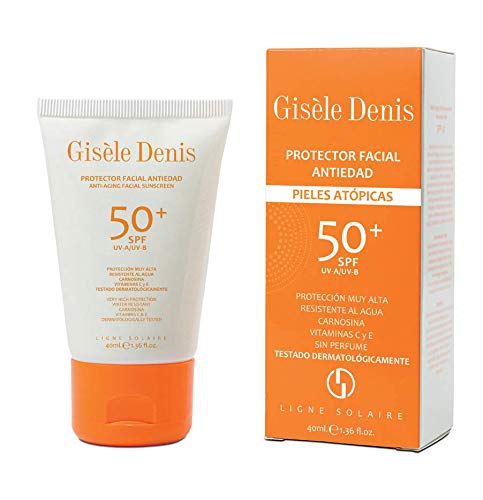 GISÈLE DENIS - Protector Solar Piel Atópica, en Crema, Resistente al Agua, Protección FPS50+, 300 ml