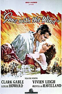 Gone With The Wind - cartel de papel enorme filmotecas italiano Vertical mide aproximadamente 100 x 70 cm más grandes películas de la colección dirigida por Victor Fleming. Protagonizada por Vivien Leigh, Ann Rutherford, George Reeves.