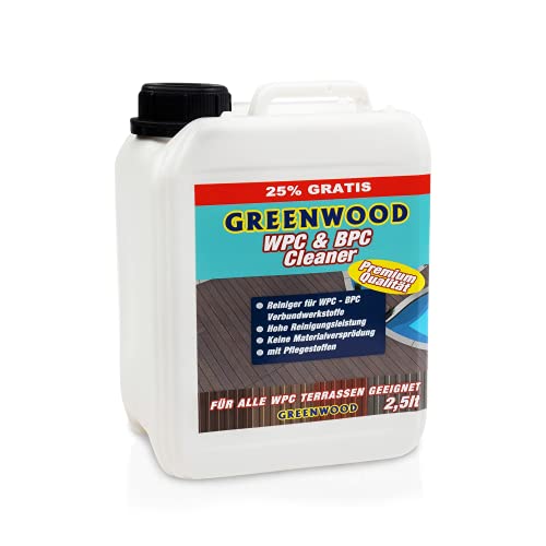 Greenwood – WPC limpiador 2,5 lt. con cuidado sustancias de Súper Concentrado. WPC limpiador PH neutro