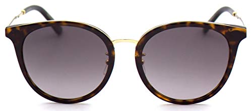 Gucci GG0204SK 002 Gafas de Sol, Marrón (2/Brown), 56 para Mujer