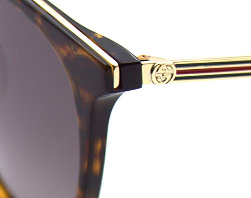 Gucci GG0204SK 002 Gafas de Sol, Marrón (2/Brown), 56 para Mujer