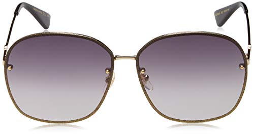 Gucci GG0228S 002 Gafas de Sol, Dorado (2/Grey), 63 para Mujer