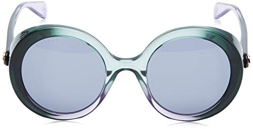 Gucci GG0367S-006 Gafas de Sol, Verde/Gris, 53 para Mujer