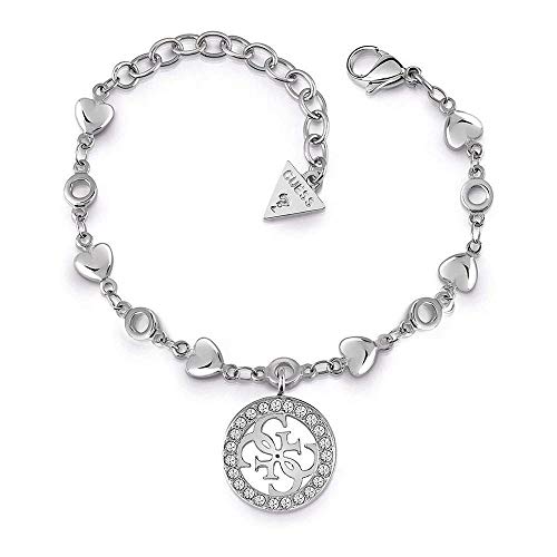 Guess Pulsera para Mujer Acero Inoxidable con Circonita