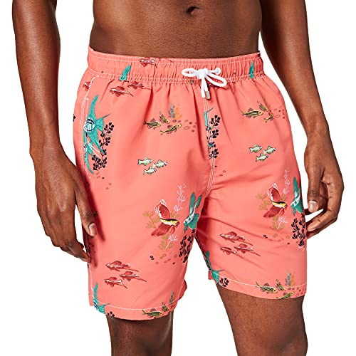 Hackett London Fish Bañador, 179 Coral, XS para Hombre