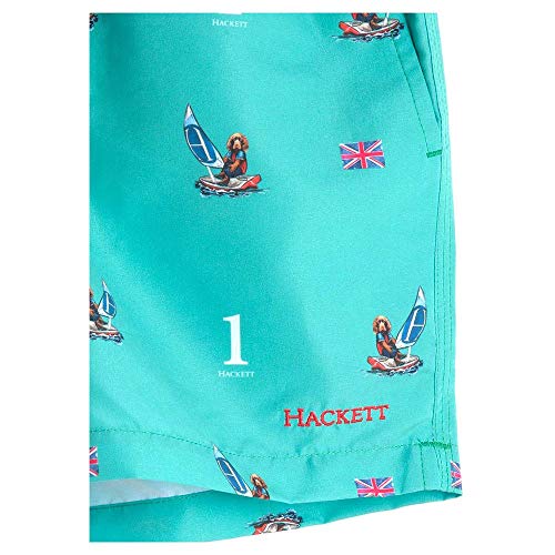 Hackett London Harry Volley Y Traje de baño, 648turquoise Green, 9 años para Niños