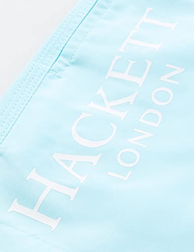 Hackett London Logo Volley B Traje de baño, 537turquoise, 7 años para Niños