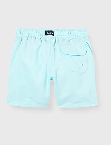 Hackett London Logo Volley B Traje de baño, 537turquoise, 7 años para Niños