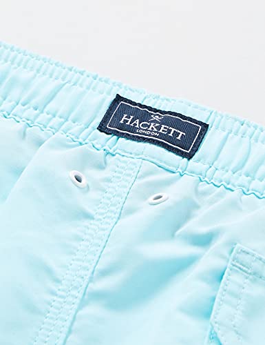 Hackett London Logo Volley B Traje de baño, 537turquoise, 7 años para Niños