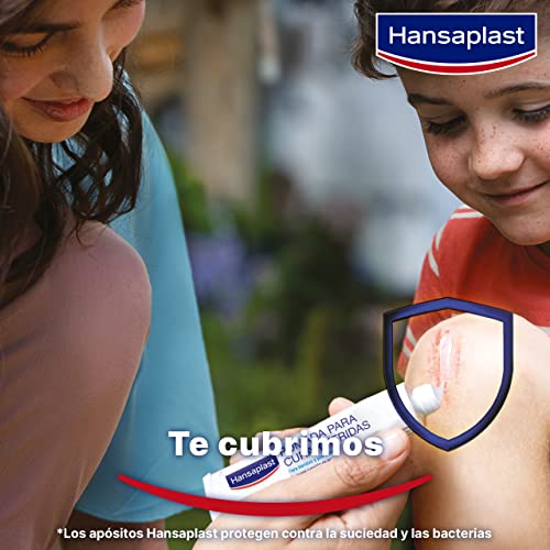 Hansaplast Pomada para Curar Heridas, crema cicatrizante sin fragancia, pomada para heridas y piel dañada que reduce el riesgo de cicatrices, 1 x 20 g