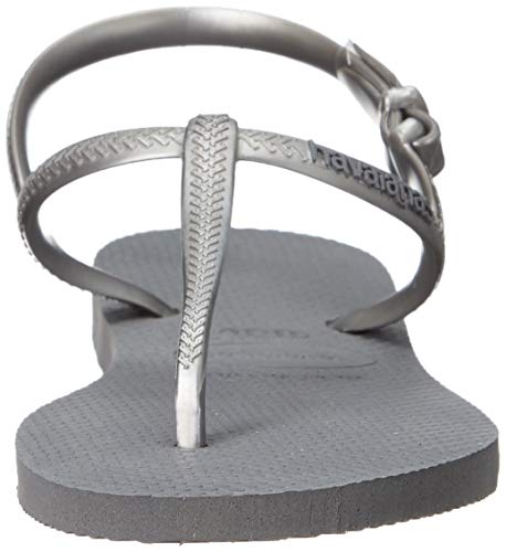 Havaianas Freedom, Sandalias, Steel Grey, 33/34 EU