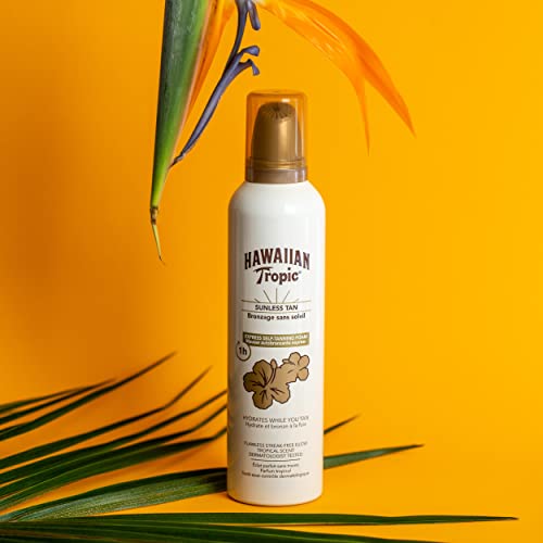 Hawaiian Tropic Autobronceador - Espuma Mousse Autobronceadora, Bronceado Express, 1 hora, 200 ml