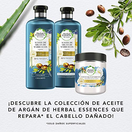 Herbal Essences bio:renew Mascarilla Reparación Aceite De Argán De Marruecos 6 x 250ml, con ph neutro e ingredientes naturales