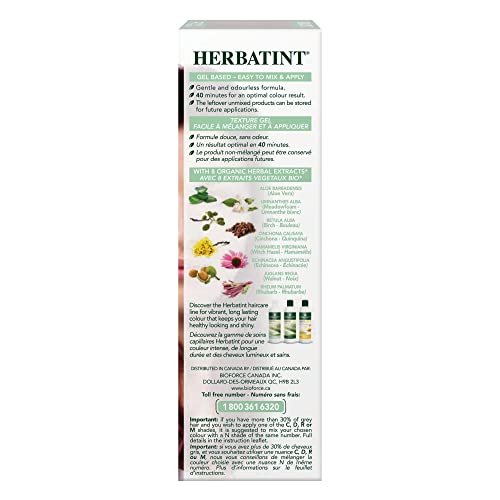 Herbatint 4N - Gel colorante permanente a base de hierbas Castaño 150 ml