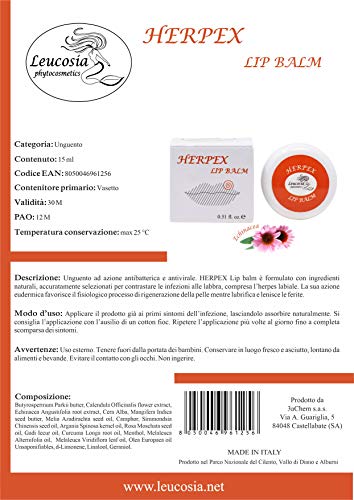 HERPEX LIP BALM - Ungüento 15 ml