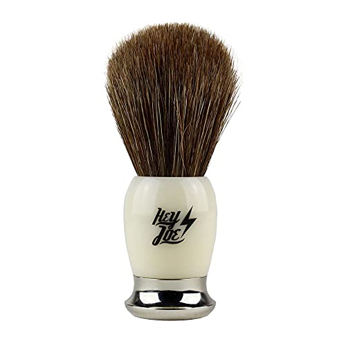 HEY JOE - Premium Shaving Brush CABALLO | Brocha de afeitar con pelo natural de CABALLO