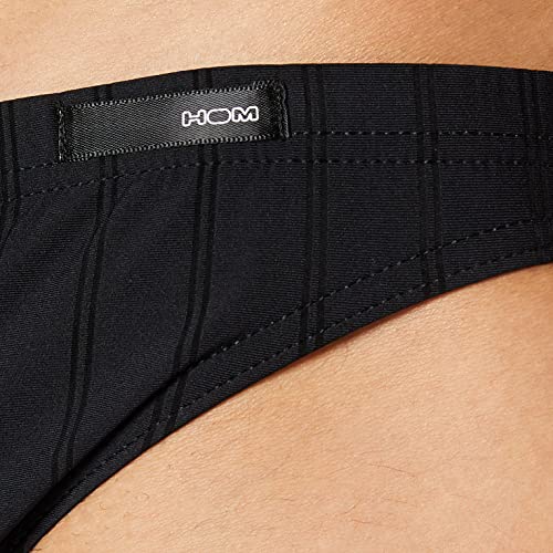 HOM - Para Hombres - Comfort Micro Briefs 'Chic' - Slip semitransparentes - Black - Tamaño M