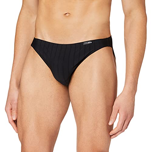 HOM - Para Hombres - Comfort Micro Briefs 'Chic' - Slip semitransparentes - Black - Tamaño M