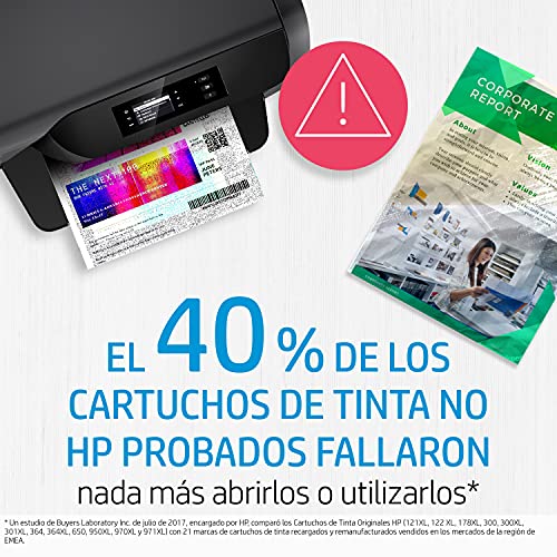 HP 305 6ZD17AE, Negro y Tricolor, Cartuchos de Tinta Originales, Pack de 2, Compatible con impresoras de inyección de tinta HP Deskjet 2710, 2720, 2721; HP Deskjet Plus 4110, 4120, 4130; HP Envy 6020