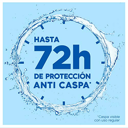 H&S Classic Champú Anticaspa clínicamente probado, pelo libre de caspa, champú pelo graso, 72 horas de protección, sin parabenos, 40% envase plástico reciclado, cuidado suave del pelo, 1800 ml