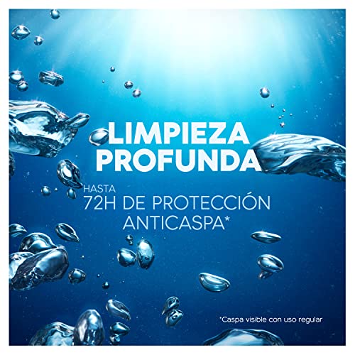 h&s Limpieza Profunda Purificante Champú Anticaspa 300ml x6