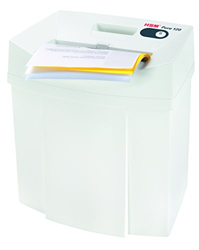 HSM Pure 120 - Destructora de papel, nivel de seguridad 2, 12 hojas (corte en tiras)