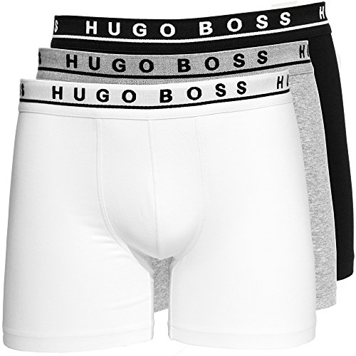 Hugo Boss - Bóxers - para hombre weiss graumeliert schwarz xx-large