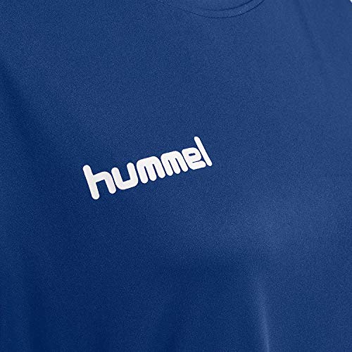 hummel Core Poly tee Woman S/S Camisetas, Mujer, Azul auténtico, Small