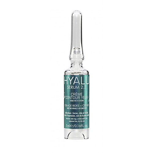 Hyalu Serum 2.3 – Crema antiarrugas – contorno de ojos – 5 ml – Innoderm – Cuidado antiojeras – Para los problemas de ojeras o oscurecimiento azul o marrón del párpado inferior – Fabricado en Francia