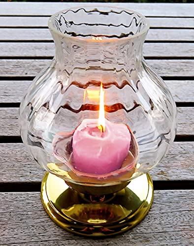 Hyoola Velas Votivas con Perfume - Velas Perfumadas con Aroma a Magnolia - Rosa Claro - 12 Horas de Combustión - Pack de 9 Velas Aromáticas - Hechas en Europa