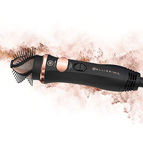 Imetec Bellissima My Pro Miracle Wave GH19 1100 - Cepillo de aire moldeador, crea ondas suaves y naturales con un calor que respeta el cabello, rotación automática