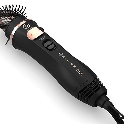 Imetec Bellissima My Pro Miracle Wave GH19 1100 - Cepillo de aire moldeador, crea ondas suaves y naturales con un calor que respeta el cabello, rotación automática