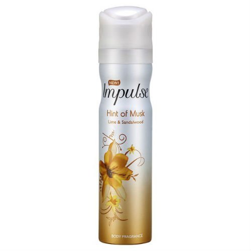 Impulse toque de almizcle Body Spray 75 ml funda de 6