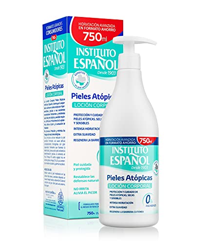 Instituto Español Loción Corporal Piel Atópica, Almond, 750 Mililitro