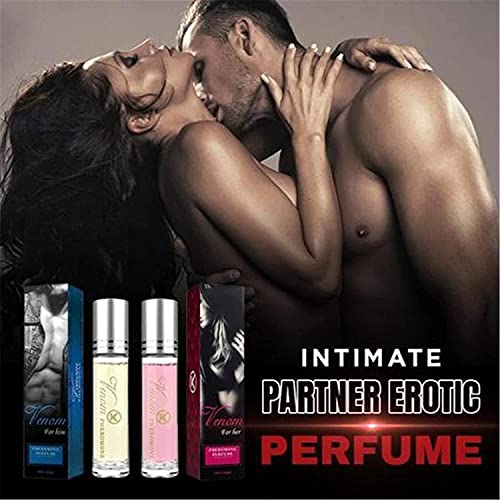 Intimate Partner Erotic Perfume, Bellunamoon Romance Perfume de feromonas, Perfume de aceite esencial con infusión de feromonas, Perfume de atracción de feromonas en spray para hombres para mujeres