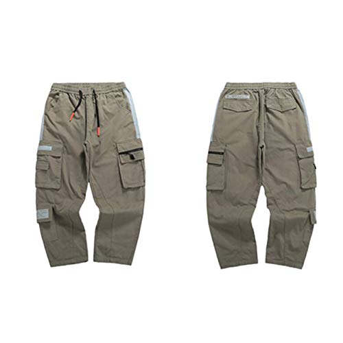 Irypulse Pantalones de Carga Hombre Chino Casual Deportivos, Pantalón Cargo Moda Callejera Urbana para Adolescentes, Jóvenes y Niños, Pantalone de Trabajo Recto Holgado - Diseño Original