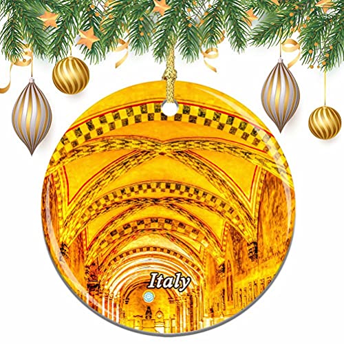 Italia Santa Maria Novella Florencia Navidad árbol de Navidad decoración de la Boda Colgante Colgante decoración Ciudad Viaje colección de Recuerdos