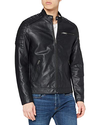 Jack & Jones Jcorocky Jacket Noos Chaqueta, Negro (Black), L para Hombre