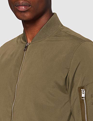 Jack & Jones Jjerush Bomber Noos Chaqueta, Verde Oscuro, XXL para Hombre